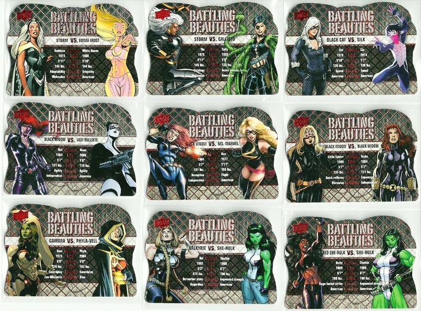 2016 Marvel Gems Battling Beauties - Pick Your Card-Cherry Collectables