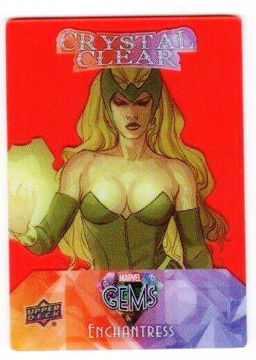 2016 Marvel Gems Crystal Clear Red - Pick Your Card-Cherry Collectables