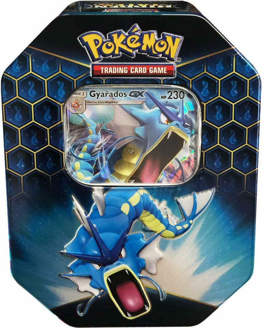 Pokemon TCG Hidden Fates Tin Gyarados-Cherry Collectables
