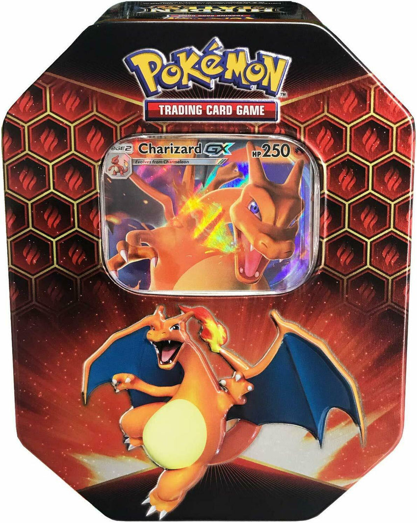 Pokemon TCG Hidden Fates Tin Charizard-Cherry Collectables