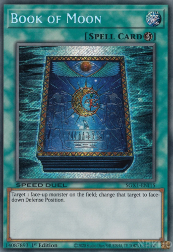 Book Of Moon - Sgx1-eni15 - Secret Rare 1st Edition