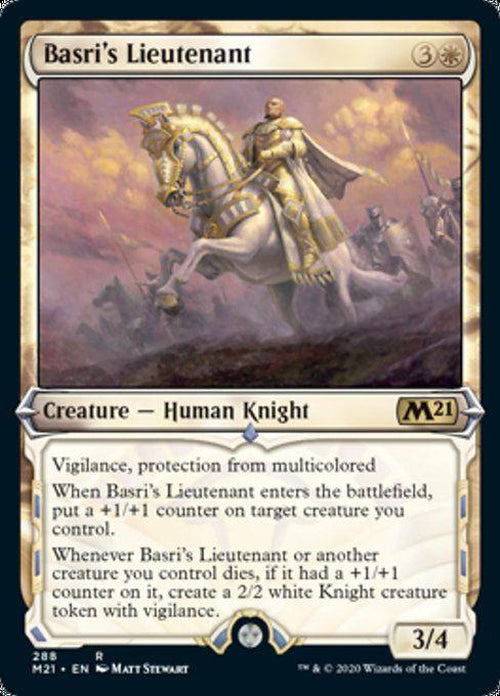 FOIL SHOWCASE - Basri's Lieutenant 288 - Core Set 2021-Cherry Collectables