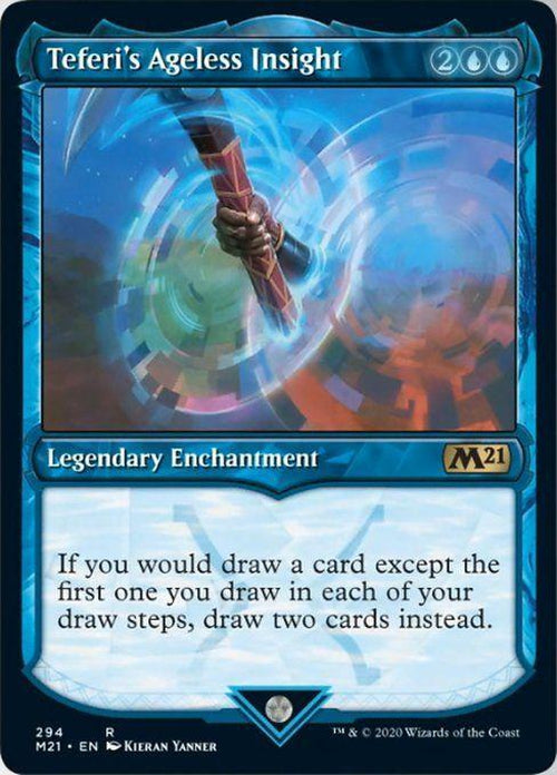 FOIL SHOWCASE - Teferi's Ageless Insight 294 - Core Set 2021-Cherry Collectables