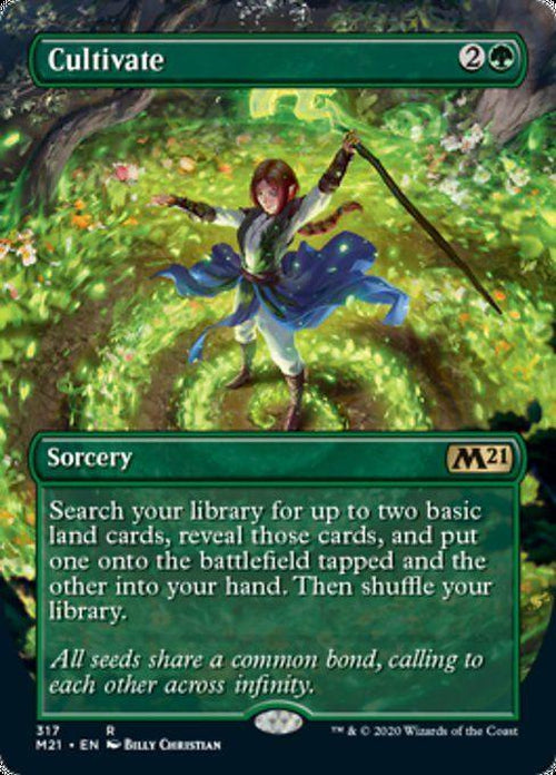 FOIL BORDERLESS - Cultivate 317 - Core Set 2021-Cherry Collectables