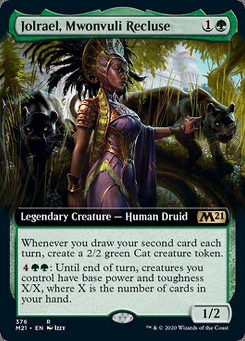 FOIL EXTENDED ART - Jolrael, Mwonvuli Recluse 376 - Core Set 2021-Cherry Collectables