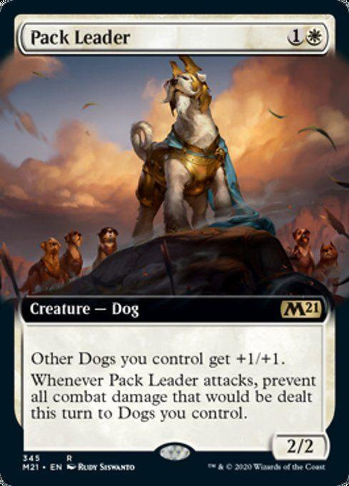 FOIL EXTENDED ART - Pack Leader 345 - Core Set 2021-Cherry Collectables