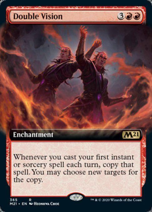 FOIL EXTENDED ART - Double Vision 365 - Core Set 2021-Cherry Collectables