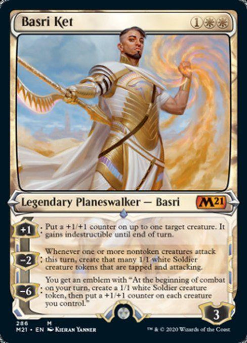 FOIL SHOWCASE - Basri Ket 286 - Core Set 2021-Cherry Collectables