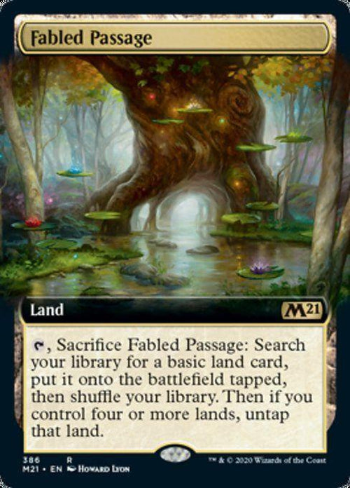 FOIL EXTENDED ART - Fabled Passage 386 - Core Set 2021-Cherry Collectables
