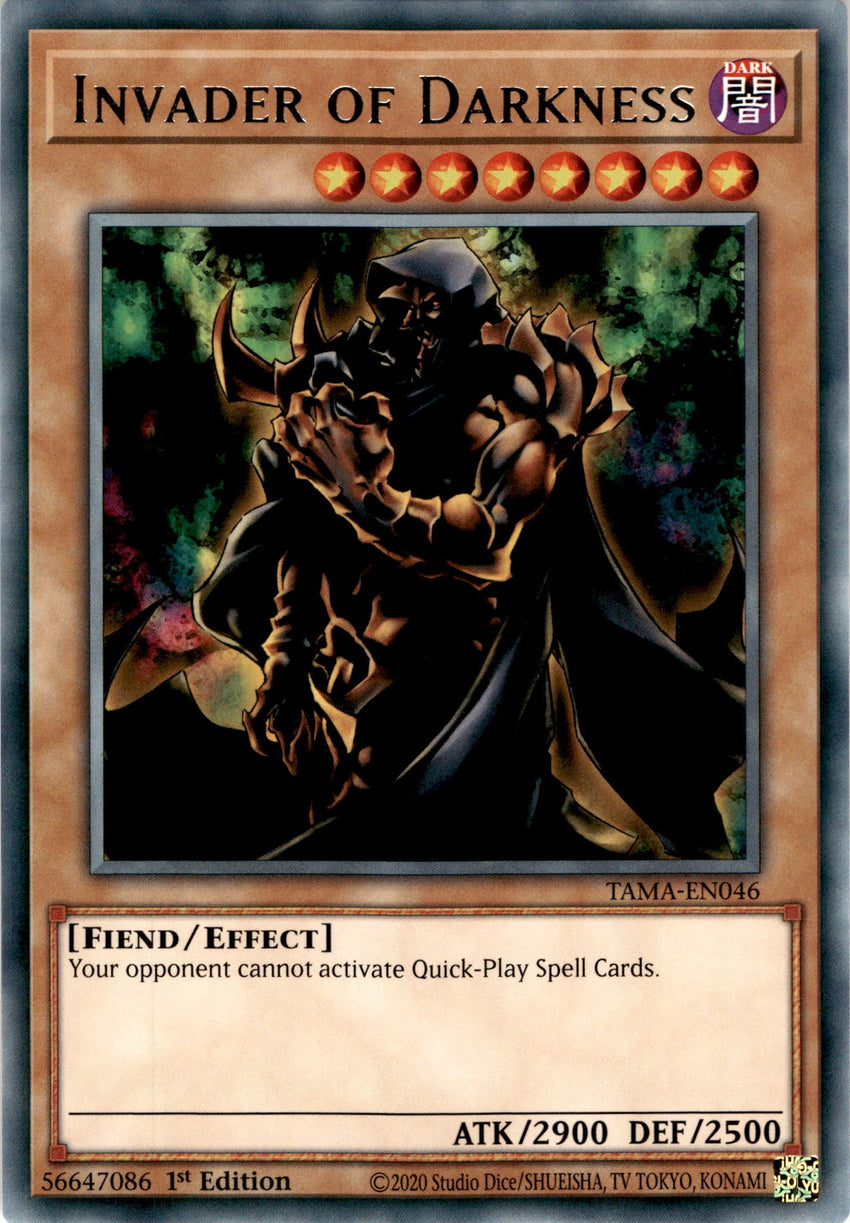 Invader of Darkness - TAMA-EN046 - Rare 1st Edition