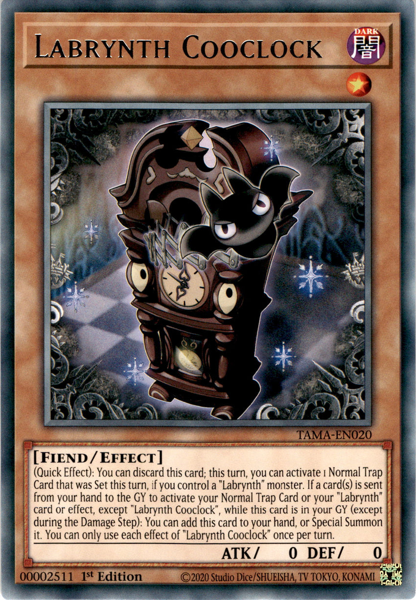 Labrynth Cooclock - TAMA-EN020 - Rare 1st Edition