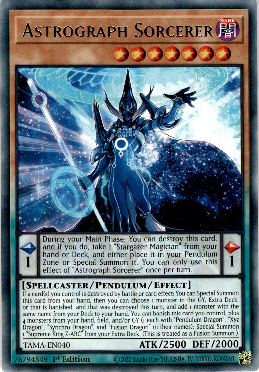 Astrograph Sorcerer - TAMA-EN040 - Rare 1st Edition