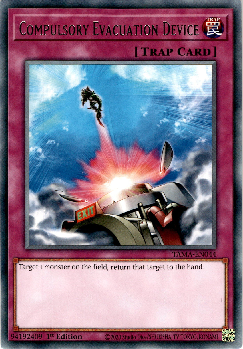 Compulsory Evacuation Device - TAMA-EN044 - Rare 1st Edition