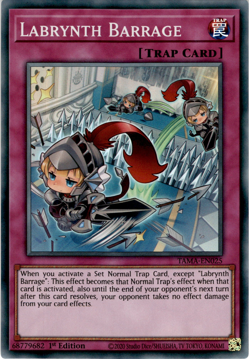 Labrynth Barrage - TAMA-EN025 - Super Rare 1st Edition
