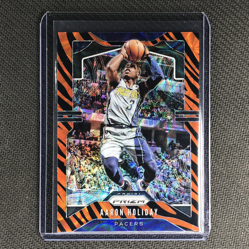 2019-20 Prizm AARON HOLIDAY Tiger Prizm SSP #115-Cherry Collectables