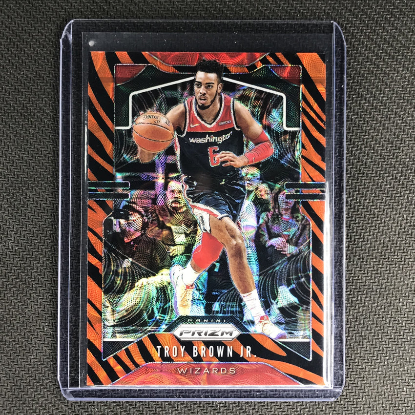 2019-20 Prizm TROY BROWN JR. Tiger Prizm SSP #196-Cherry Collectables