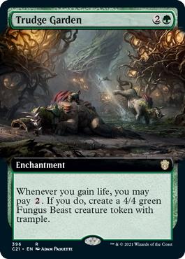 Trudge Garden 396 Extended Art Commander 2021