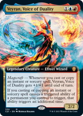 Veyran, Voice of Duality 330 Extended Art Commander 2021