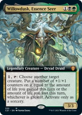 Willowdusk, Essence Seer 333 Extended Art Commander 2021