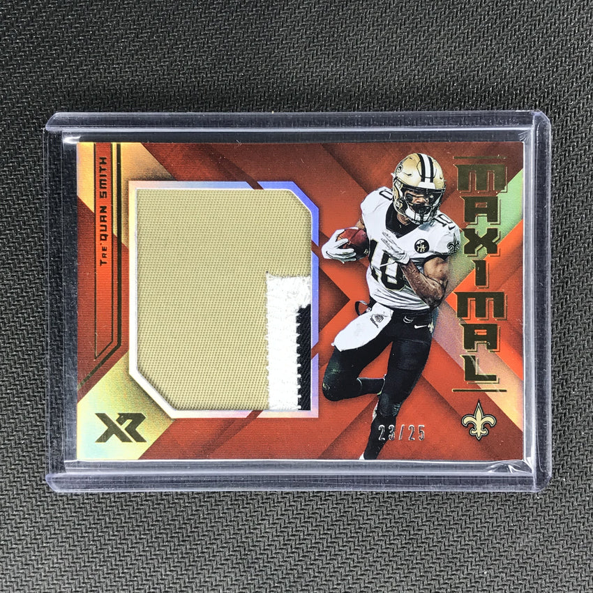 2019 XR TREQUAN SMITH Maximal Patch Orange 23/25-Cherry Collectables