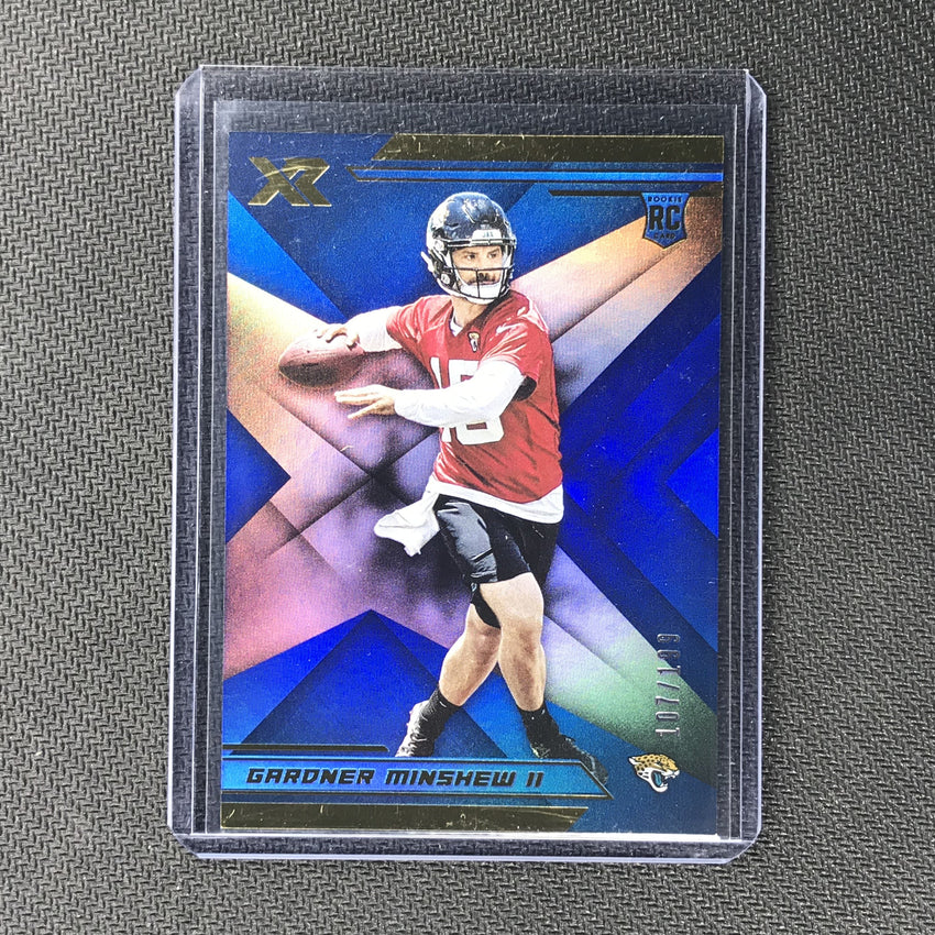 2019 XR GARDNER MINSHEW II Rookie Blue 107/199-Cherry Collectables