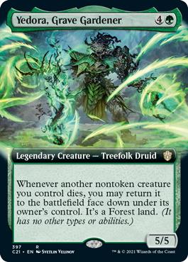 Yedora, Grave Gardener 397 Extended Art Commander 2021